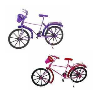 Fahrrad rot, lila oder blau