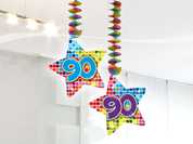90. Geburtstag - Rotorspiralen 2er Set