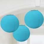 Blue 3er Lampion Set