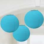 Blue 3er Lampion Set