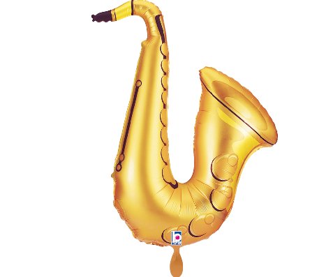 Folienballon Saxophon