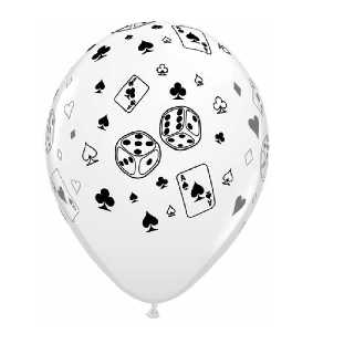 Poker, Karten Latexluftballons