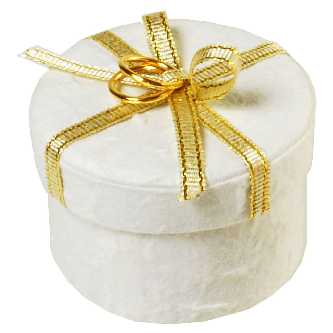 Give away Schachtel mit goldenen Ringen