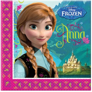 Papierservietten Frozen Anna