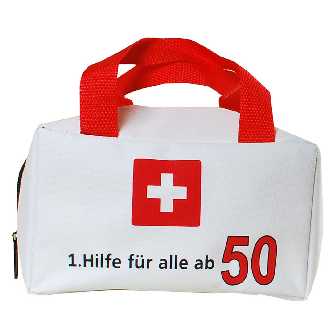 Befllbare Tasche zum 50. Geburtstag