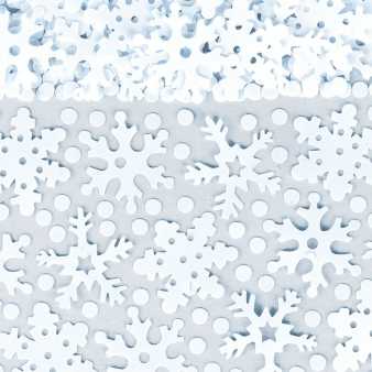 Schneeflocken Metallic Konfetti