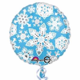 Schneeflocken Folienballon