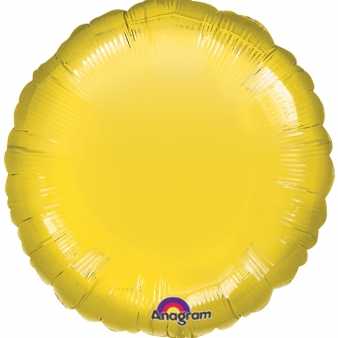 Folien Luftballon in gelb
