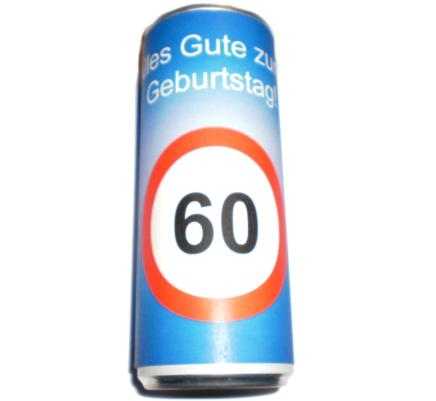 Alles Gute zum 60. Geburtstag - Energy Drink