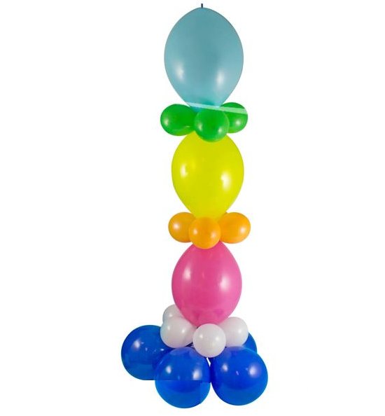 Folienballon Säule als Deko Set