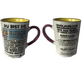 Du bist die weltbeste Kollegin Kaffeebecher