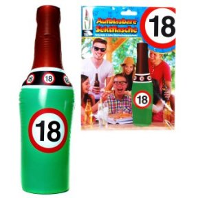 Aufblasbare Sektflasche 18