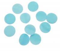Papier-Konfetti rund, hellblau