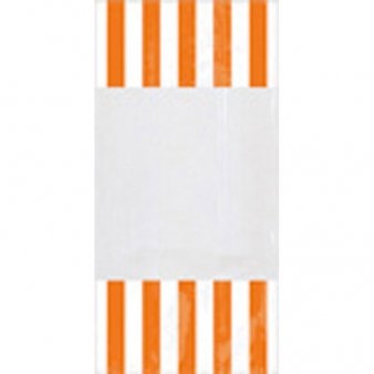 Candy Tten in Cellophan Orange/Gestreift