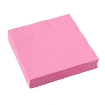 Servietten rosa, 20 Stck