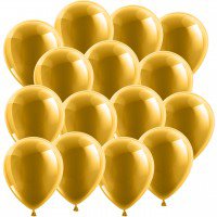 Luftballon 100 Stck Rundballons Gold