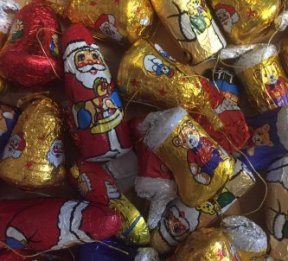 Weihnachtsschokolade