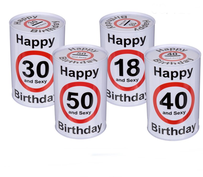 spardose 40 geburtstag