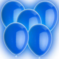 LED Ballons, blau