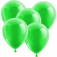 100 Luftballons 30 cm - Metallic -  Grn