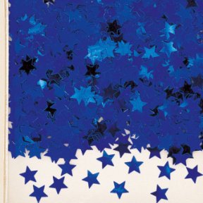 Party Konfetti Stars, blau