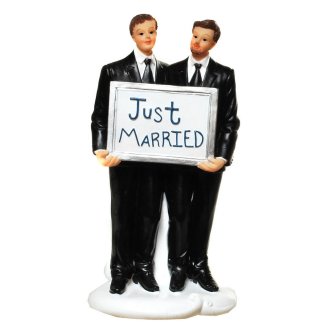 Mnner-Hochzeitspaar Just Married