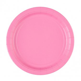 Teller, rosa, Plastik, 17,7 cm