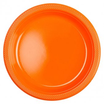 Plastikteller, orange