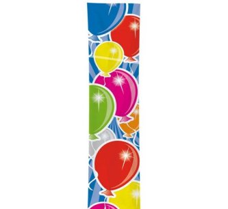 Riesenbanner mit Luftballons