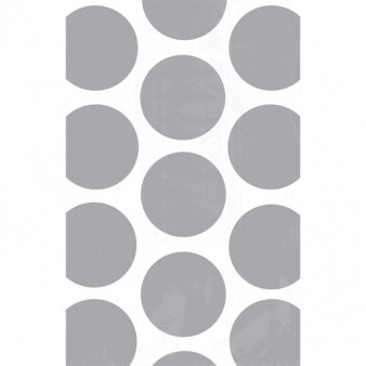 Papiertten, grau DOTS