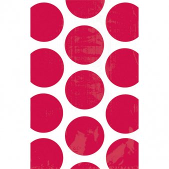 Papiertten, rot DOTS