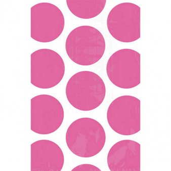 Papiertten, pink DOTS