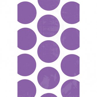 Papiertten, lila DOTS