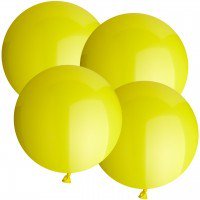 1 Luftballon XL -  50cm - Gelb