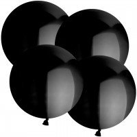 1 Luftballon XL -  50cm - Schwarz