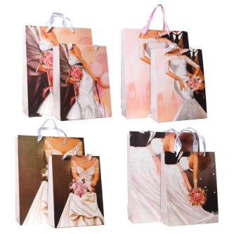 Geschenk-Taschen-Set Hochzeit