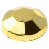 Strass Sticker in gold, 160 Stück