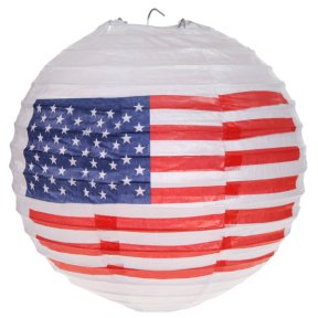 USA Lampion / Laterne im 2er Set