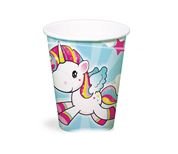 Einhorn Becher, 8 Stck