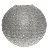 Lampion Laterne SILBER Glamour