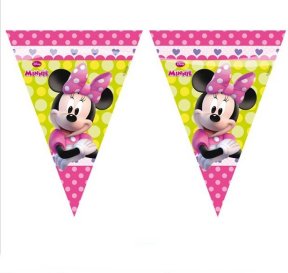 Minnie Party Wimpelkette,rosa