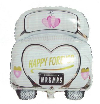 Folienballons : Just Married Mobil