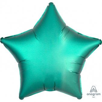 Satin Luxe Jade Folienballon, Stern