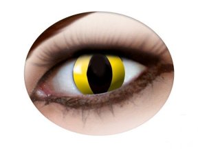 Kontaktlinsen gelb /schwarz