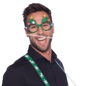 Weihnachten - Fun Brille Weihnachtsbaum