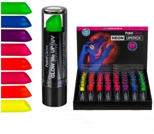 Lippenstift NEON Grn, nachtleuchtend