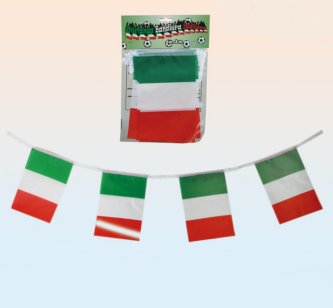 Flaggengirlande Italien