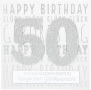 Glamour Klappkarte zum 50.Geburtstag