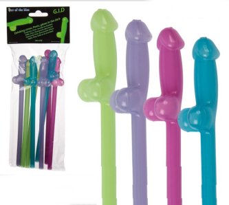 Trinkhalm Penis Glow in the Dark