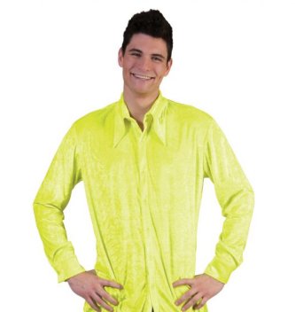 Neon Hemd in gelb, 52/54